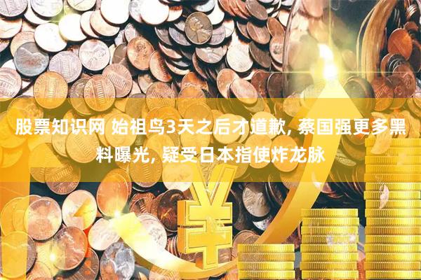 股票知识网 始祖鸟3天之后才道歉, 蔡国强更多黑料曝光, 疑受日本指使炸龙脉