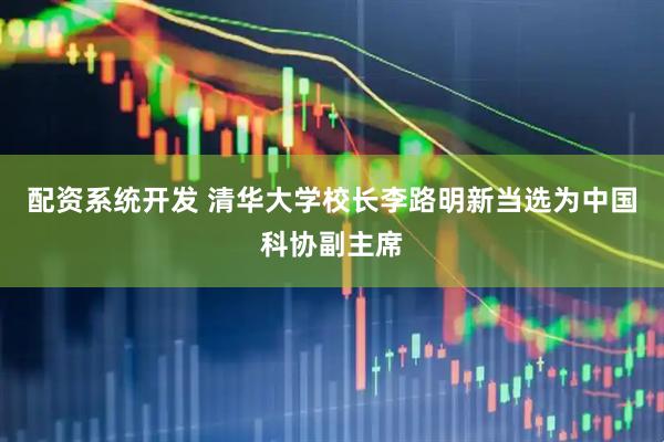 配资系统开发 清华大学校长李路明新当选为中国科协副主席